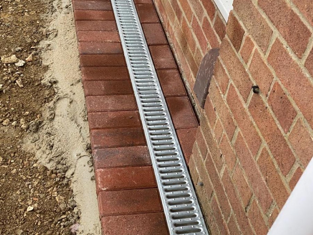 Block Paving Drainage Setup